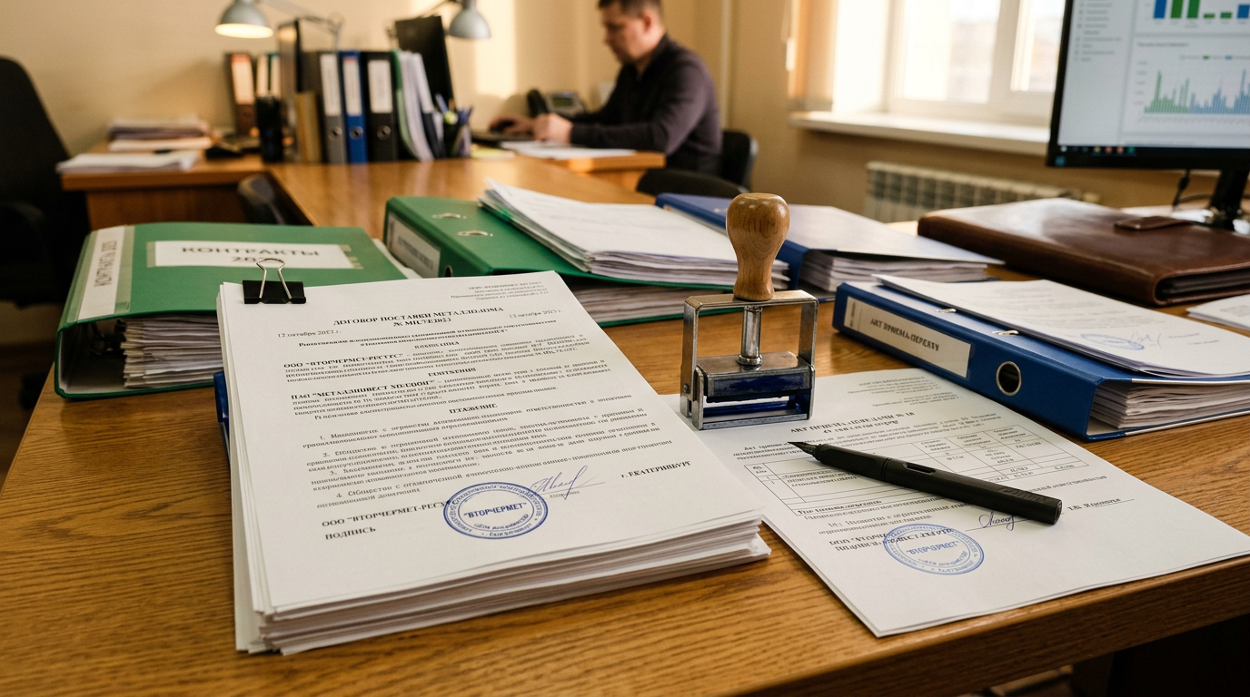 Как сдать металлолом юридическому лицу