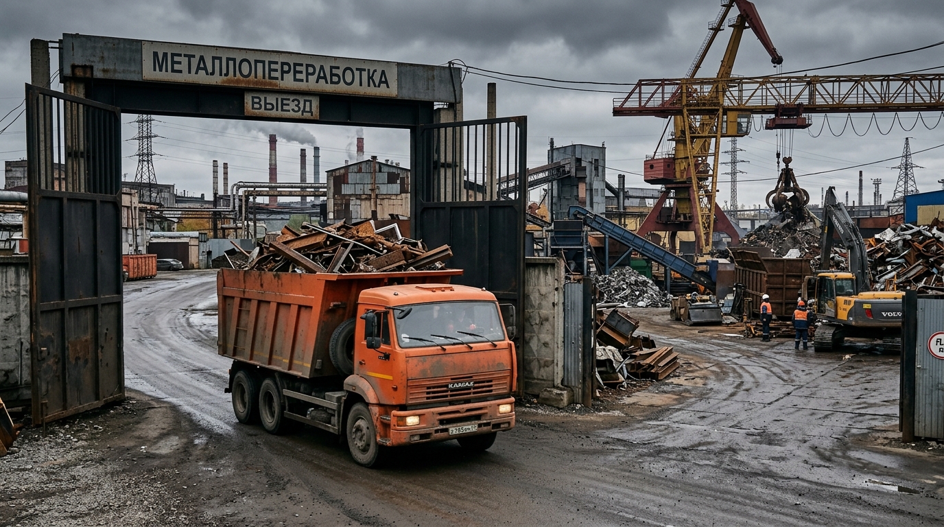 Вывоз металлолома с предприятия